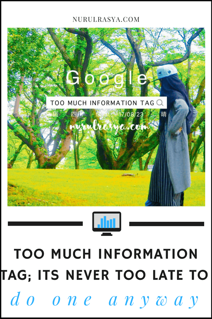 Too Much Information Tag | It's Never Too Late To Do One Anyway 2 too much information tag