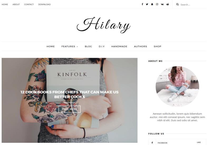12 Awesome And Free Responsive Blogger Templates 6 blogger templates