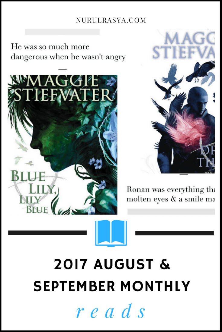 2017 August & September Monthly Reads 4 monthly reads