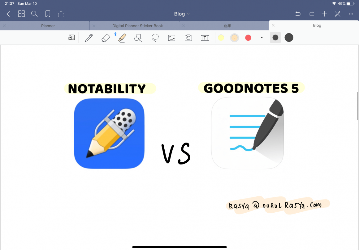 pdf expert vs notability