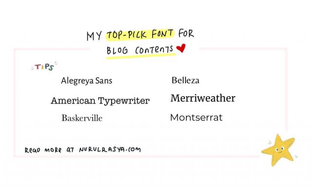 How To Make Your Blog Beautiful And Attract Readers To Stay 17 How to make your blog beautiful and attract readers; font