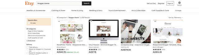 How To Make Your Blog Beautiful And Attract Readers To Stay 6 Etsy.com