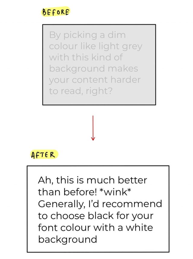 How To Make Your Blog Beautiful And Attract Readers To Stay 16 How to make your blog beautiful and attract readers; font colour