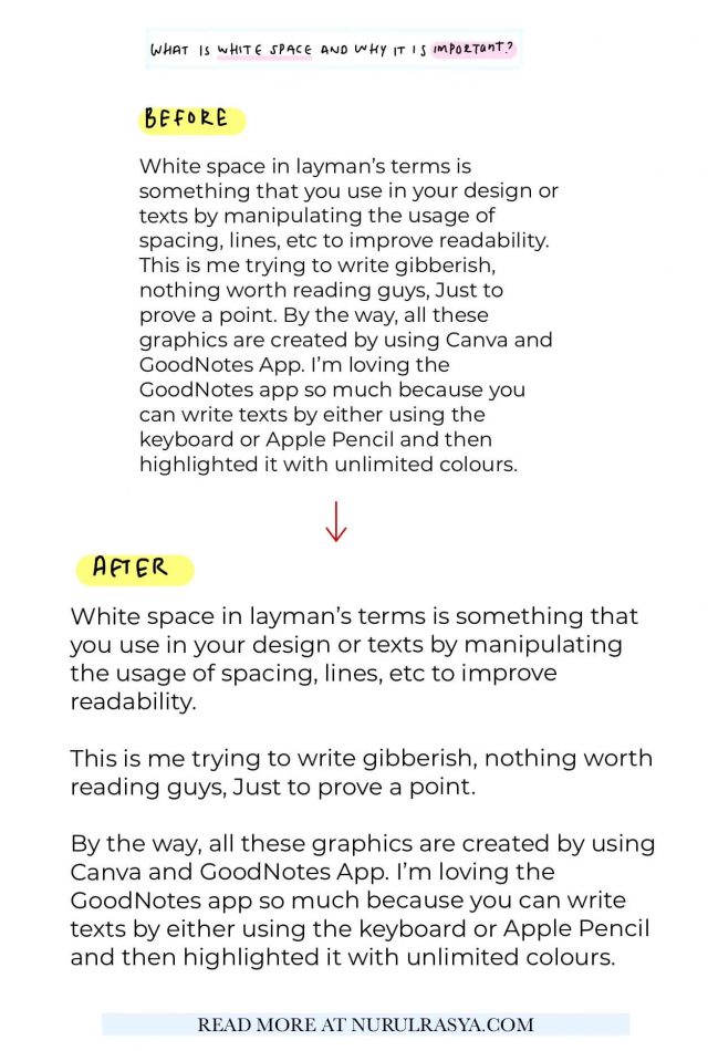 How To Make Your Blog Beautiful And Attract Readers To Stay 13 How to make your blog beautiful and attract readers; white space and why it is important