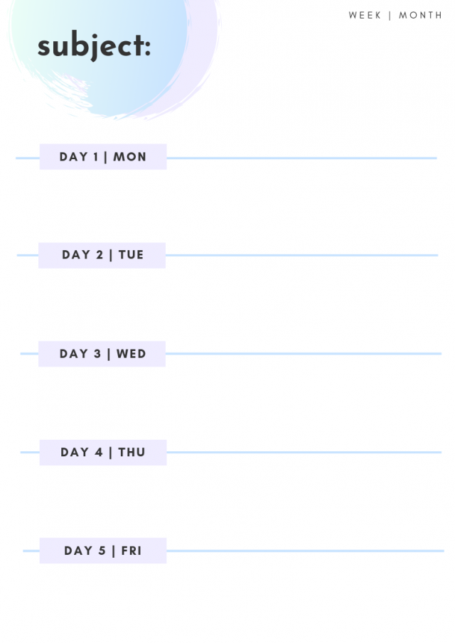 Japanese Language Study Starter Pack For Beginners 15 Blue Weekly Study Plan-1