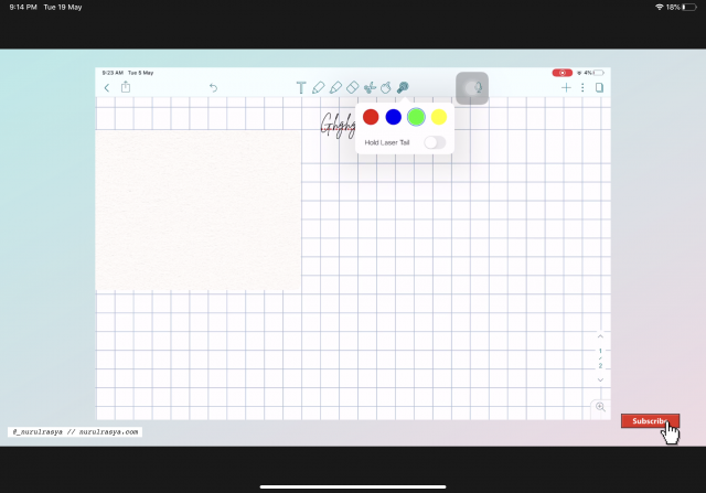 notability presentation mode