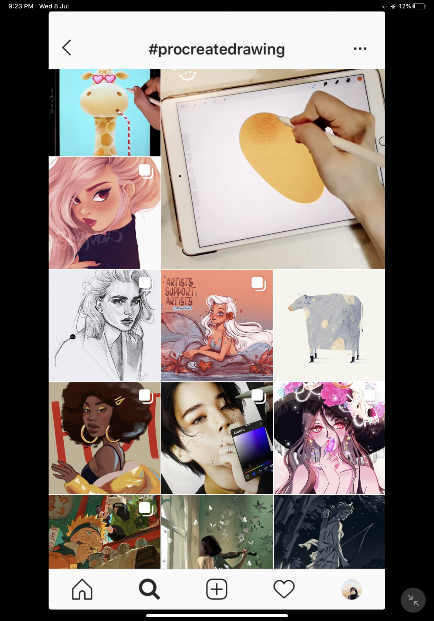 How To Create A Colour Palette On Procreate | With Video 5 #procreatedrawing