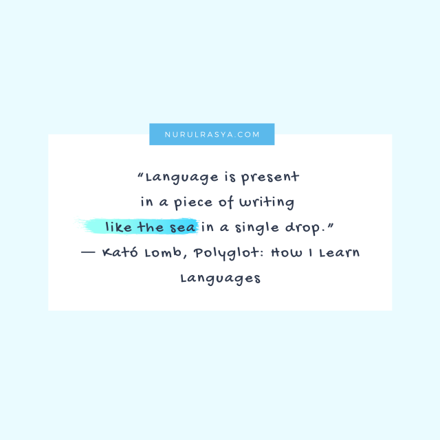 Language Tag | Road To Polyglot Challenge 12 Learning language quote