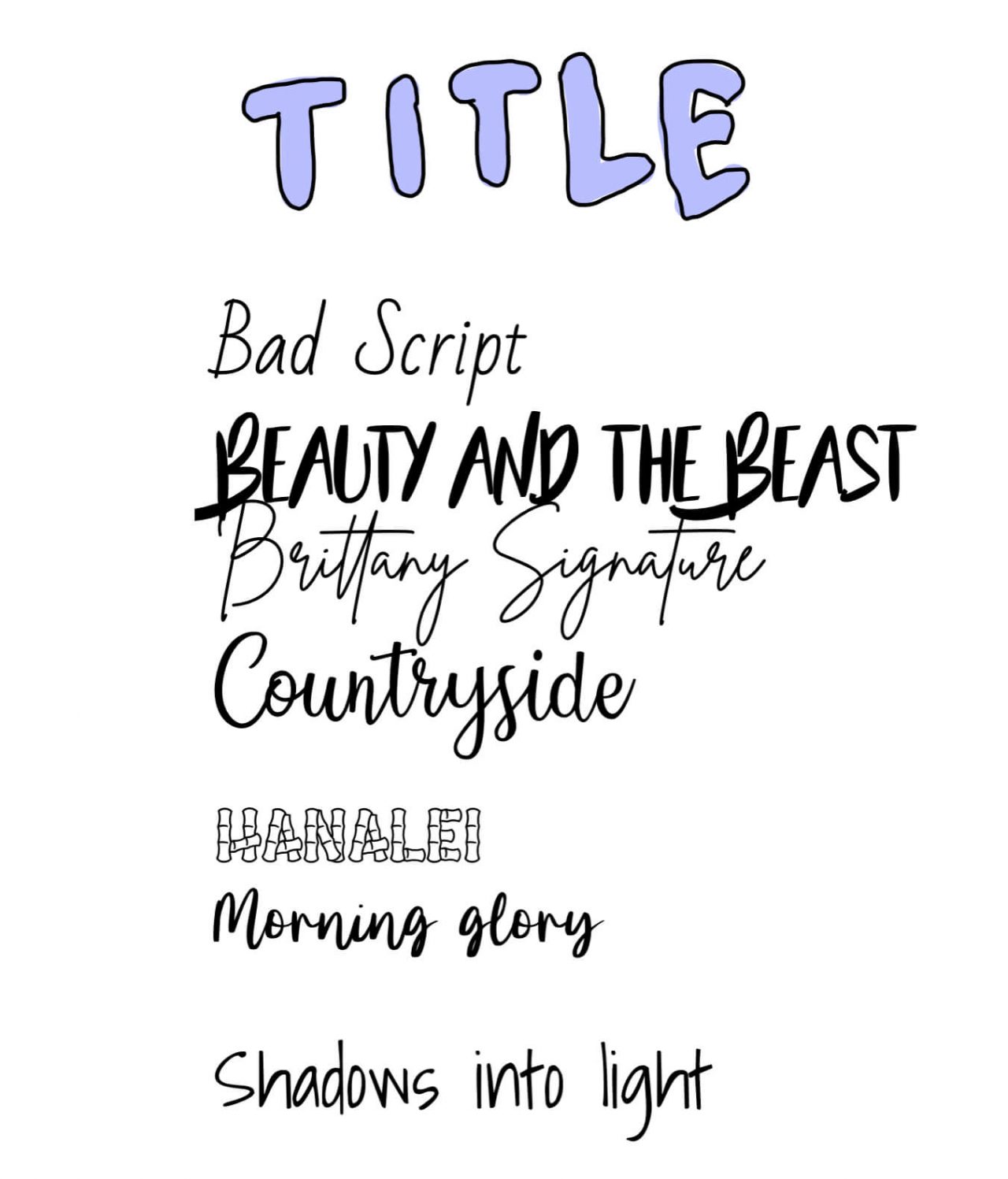 9 Tips To Take Beautiful Notes On iPad + Stickers Freebies 7 Font for title recommendation