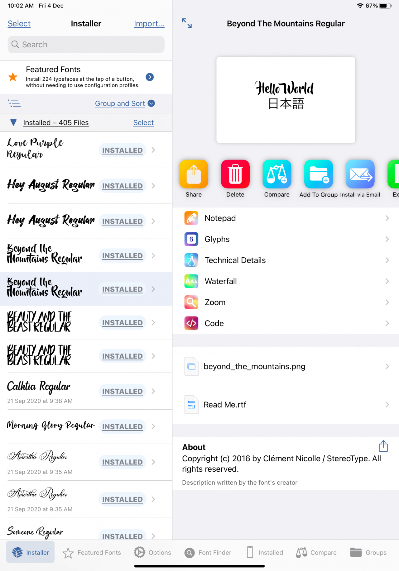 9 Tips To Take Beautiful Notes On iPad + Stickers Freebies 6 Installing fonts on iFont