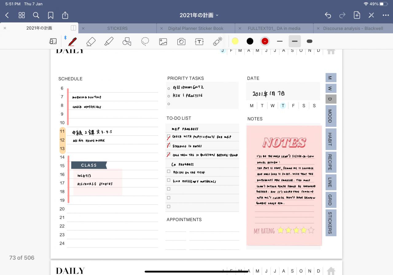 4 Free 2021 Digital Planners To Start A Productive New Year