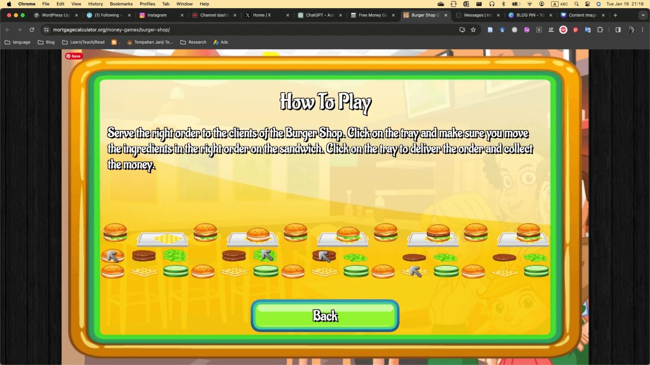Japanese Learners, Relax! 10 Fun Ways to Take a Break from Learning Japanese 20 burger shop how to play
