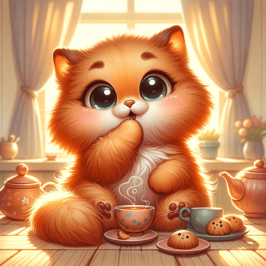 Japanese Learners, Relax! 10 Fun Ways to Take a Break from Learning Japanese 14 cat drinking tea